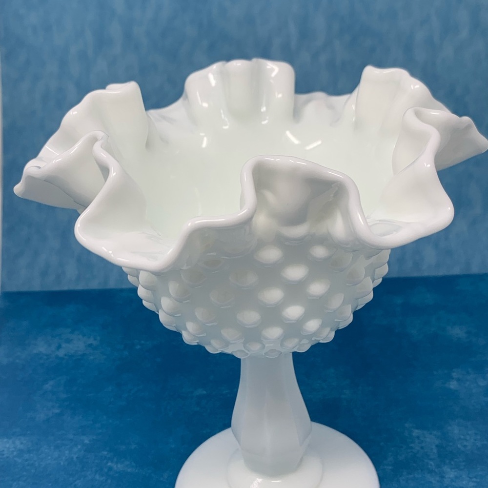 Fenton milk glass